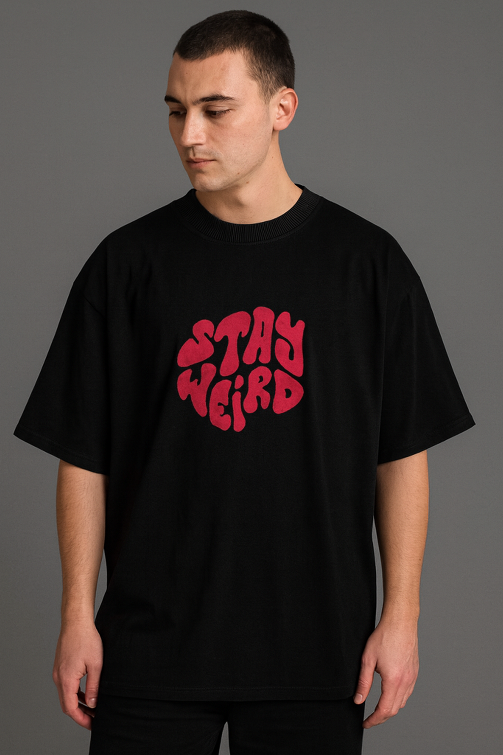 Stay Weird Terry Oversized
