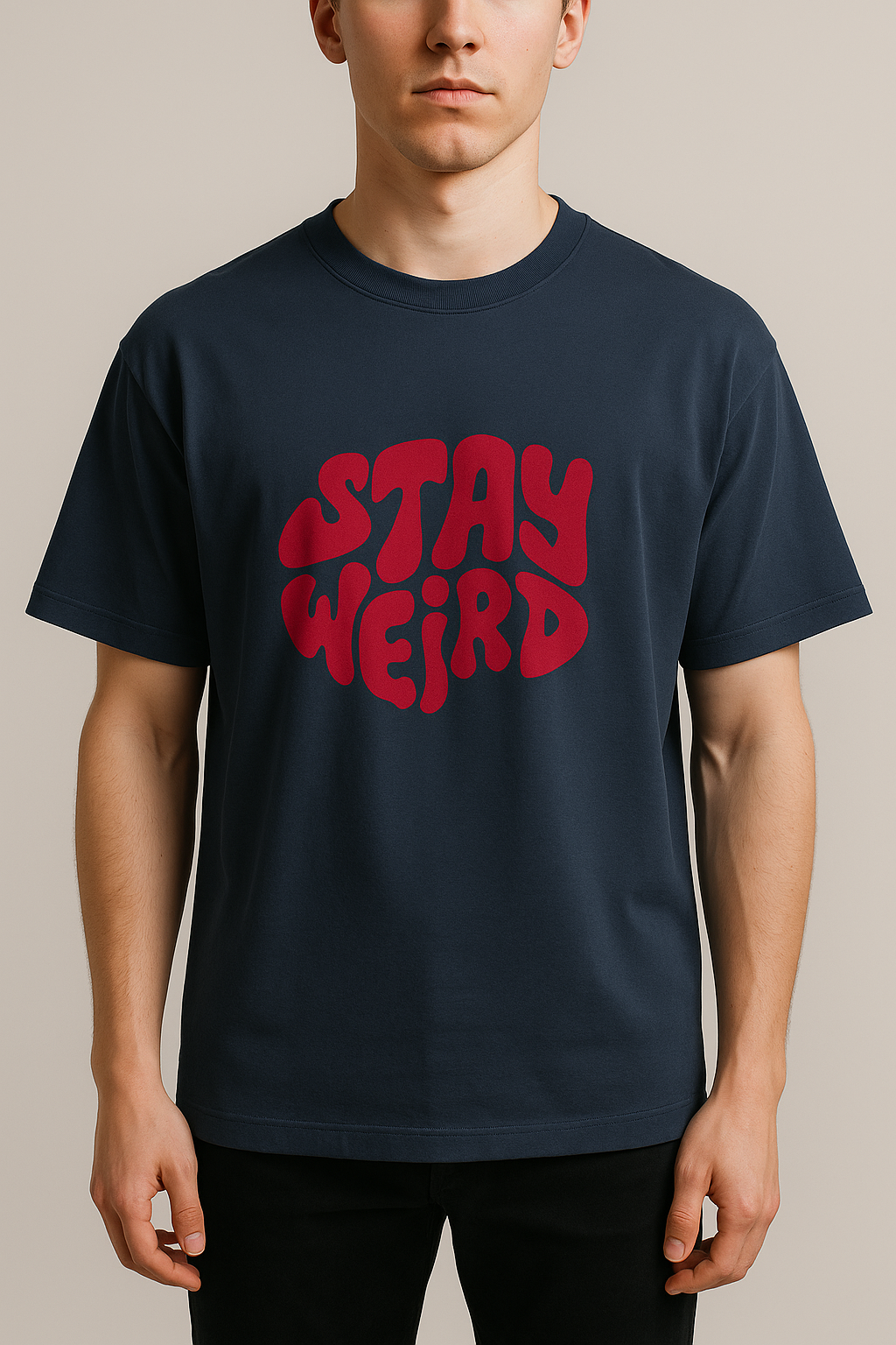 Stay Weird Terry Oversized