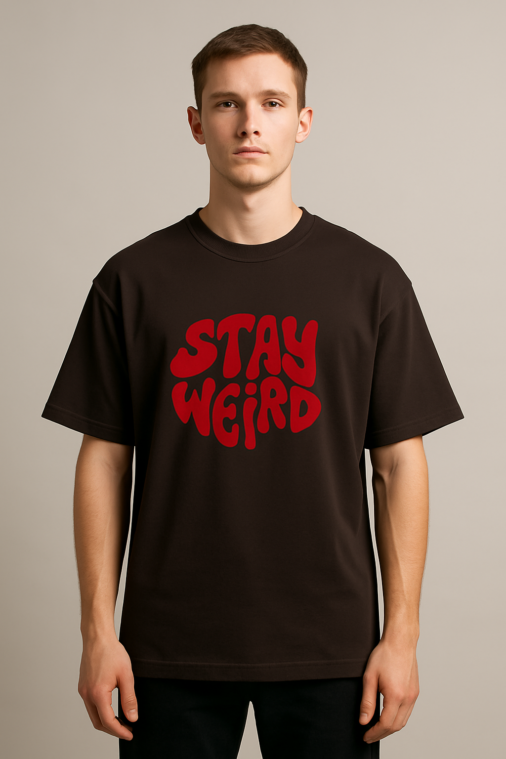 Stay Weird Terry Oversized