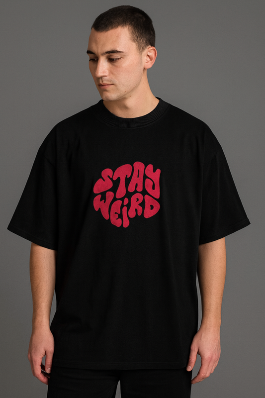 Stay Weird Terry Oversized